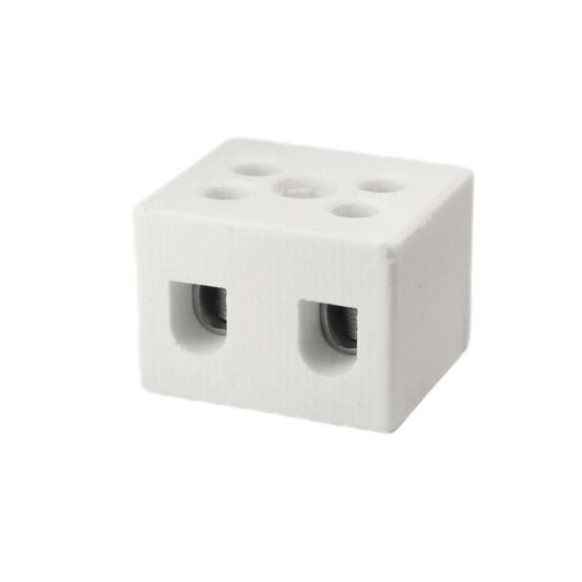 ONKA 0.75-1.5mm2 / 2-wire Steatite / Ceramic / Porcelain terminal block - PORCELAIN TERMINAL BLOCK, 1070001
