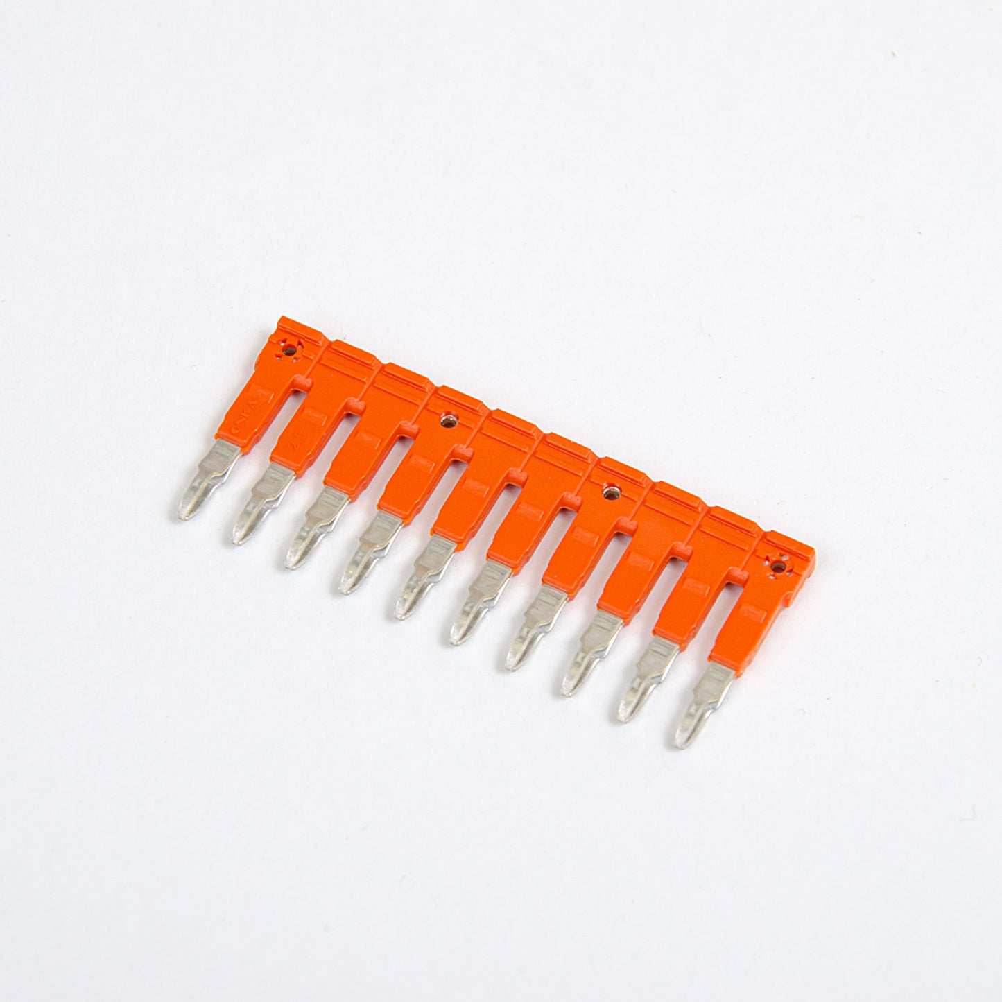 ONKA 2.5/10 Utični 10-polni češaljasti mostić izoliran, univerzalan (za opružni i vijčani priključak 2.5mm2), 1060109