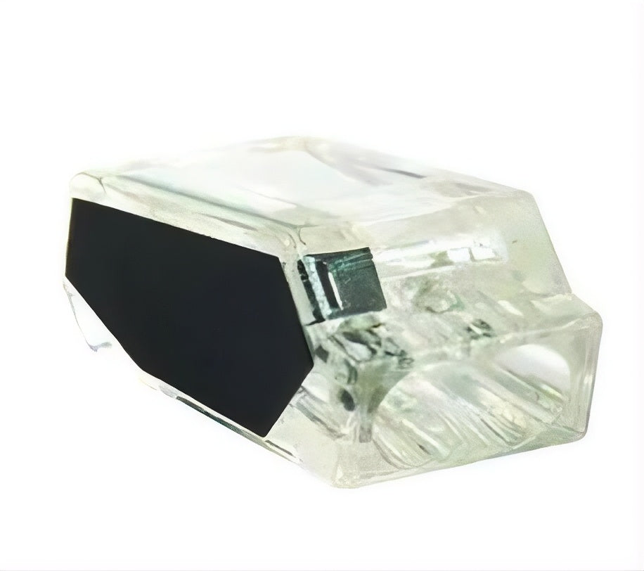 2.5 mm² TRANSPARENT TWO-POLE PLUG CONNECTOR