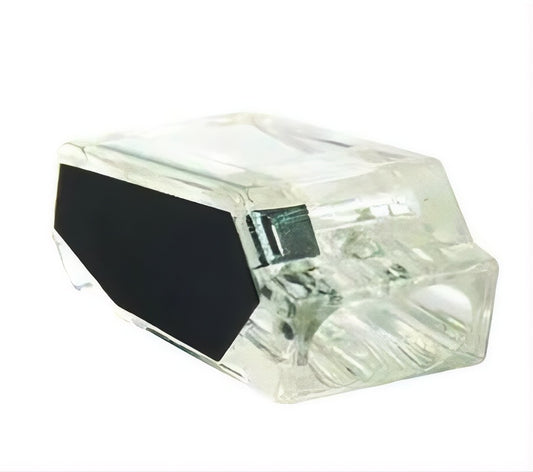 2.5 mm² TRANSPARENT TWO-POLE PLUG CONNECTOR