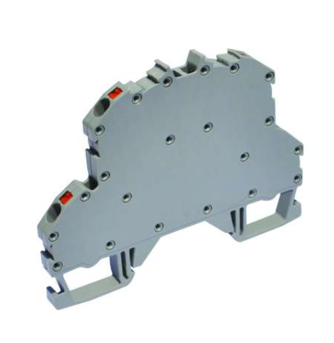 OPK-C 2.5 mm² spring double terminal block for DIN rail