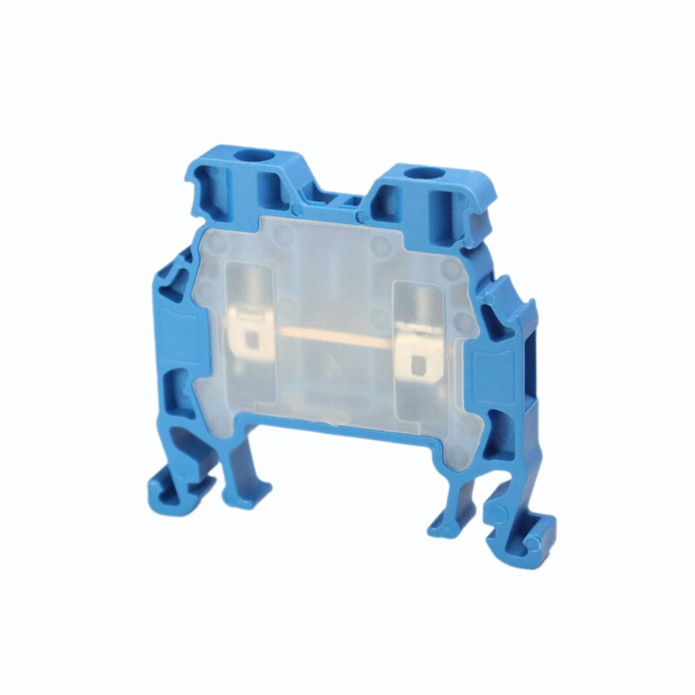 ONKA 1.5mm2 Screw Terminal Connector for DIN Rail 2-Wire Blue, 1010005