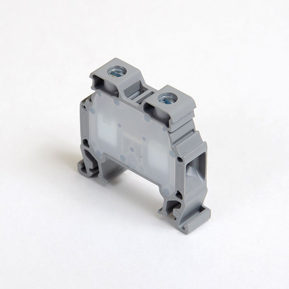 ONKA 10mm2 Screw connector for rail terminal for DIN rail 2-wire gray, 1010042