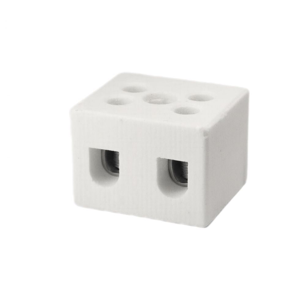 ONKA 0.75-1.5mm2 / 2-wire Steatite / Ceramic / Porcelain terminal block - PORCELAIN TERMINAL BLOCK, 1070001