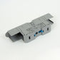 ONKA 120mm2 M10 Bolted busbar connector / terminal for DIN rail with protective cover, gray, 1030073