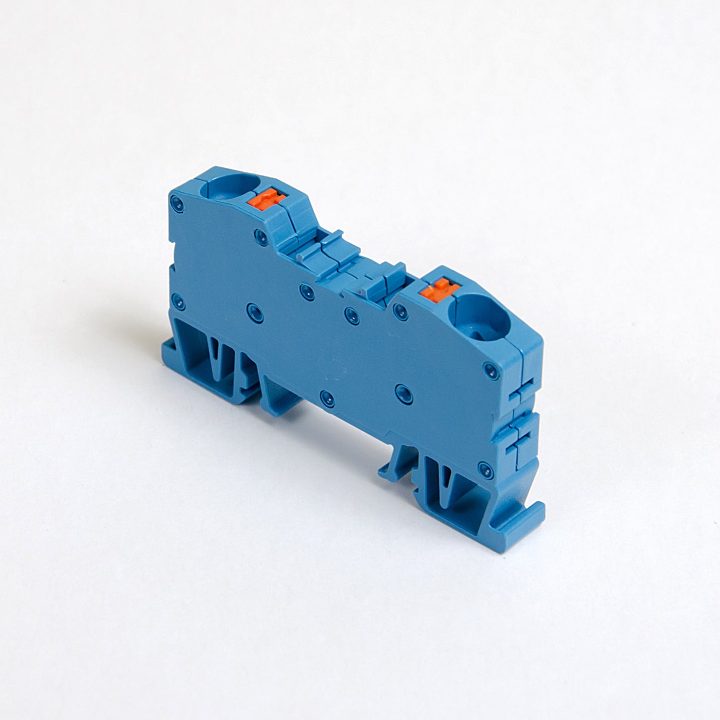 ONKA 10mm2 spring connector for DIN rail terminal block 2-wire blue, 1020047