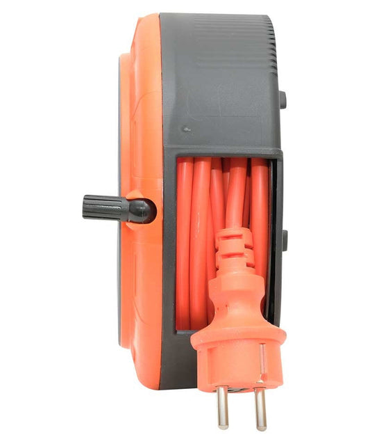 Kompaktni produžni kabel, s 4 utičnicama IP20 +USB+ termalni osigurač + dječja zaštita, kabel 5m 3x1mm2, Francuski tip (kolčić), PHE-05310-E-USB