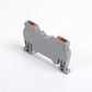 ONKA 1.5mm2 spring connector for DIN rail, terminal clamp 2-wire, gray, 1020002