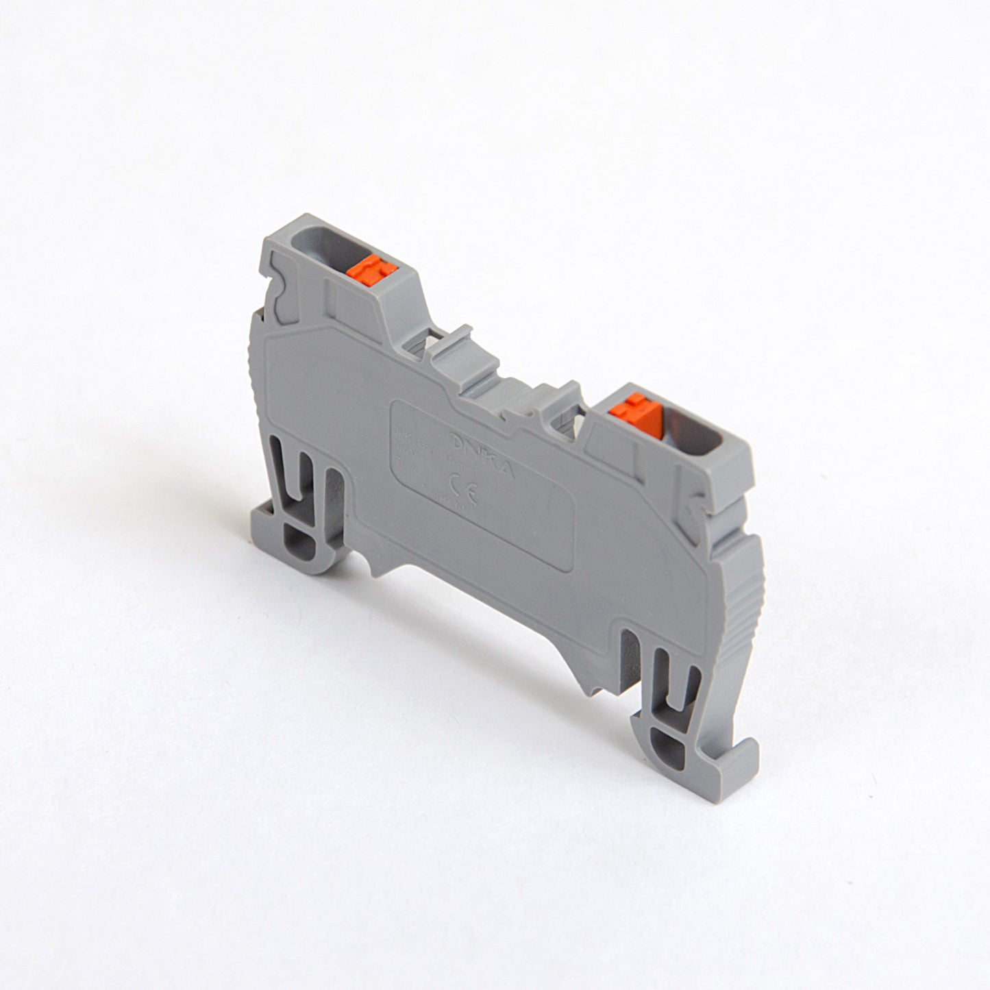 ONKA 1.5mm2 spring connector for DIN rail, terminal clamp 2-wire, gray, 1020002