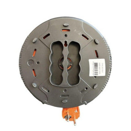 Kompaktan kasetni uvlačni produžni kabel, 5m kabel se 4 utičnice IP20 + USB + termički osigurač +dječji osigurač, 3x1mm2, SCHUKO tip uzemljenja , PHE-05310-F-USB